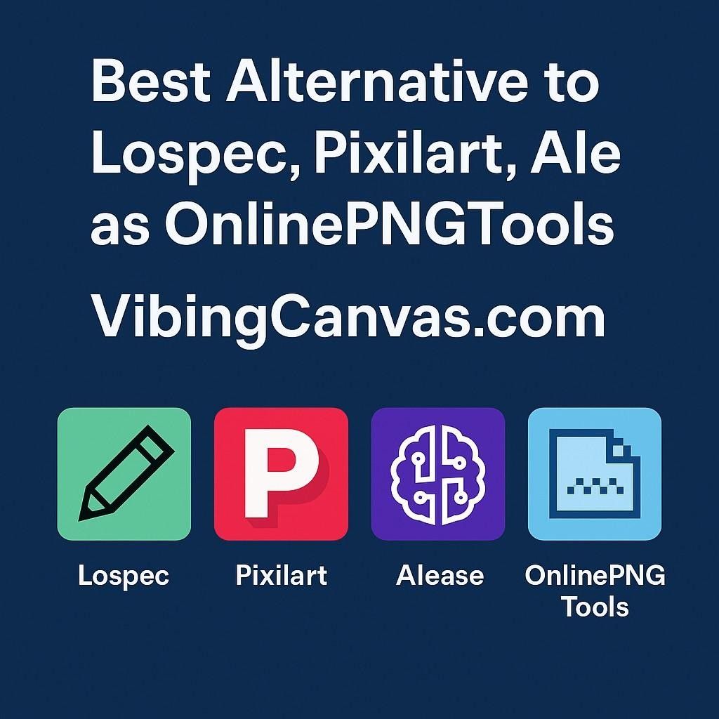 BestAlternativetoLospecPixilartAIeaseOnlinePNGToolsVibingCanvas.com